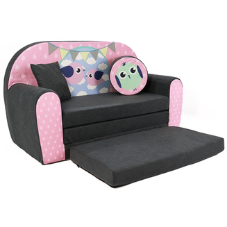 Dětská pohovka Bird Grey - 2