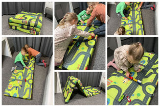 Materac Turystyczny Rozkładany  Miasto Ulica L 195x80x9cm - 10