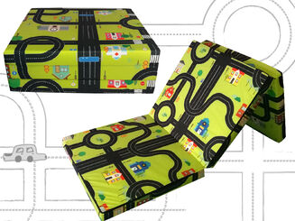 Materac Turystyczny Rozkładany  Miasto Ulica L 195x80x9cm - 3