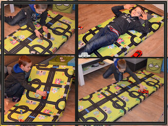 Materac Turystyczny Rozkładany  Miasto Ulica L 195x80x9cm - 5