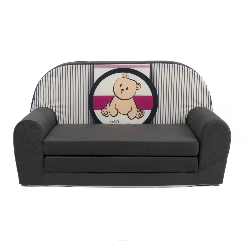 Dětská mini pohovka rozkládací – Teddy v pruzích
