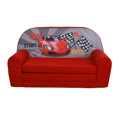 Dětská mini pohovka rozkládací Racing Car