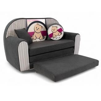 Dětská pohovka Teddy v pruzích - 2