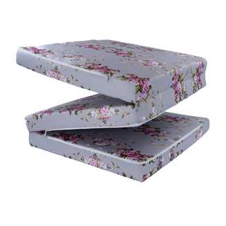 Turistická skládací matrace M 180x65x7 cm – Šedé Květiny - 5