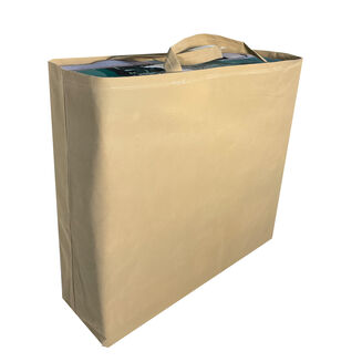 Turistická skládací matrace M 180x65x7 cm – Šedé Květiny - 7