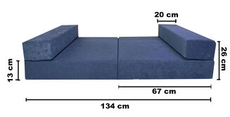 Skládací turistická matrace Dvojka 174×78×13 cm - 8