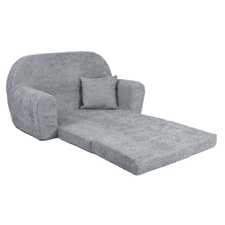 Dětská mini pohovka kulatá z látky Boucle - 8