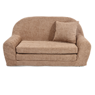 Dětská mini pohovka kulatá z látky Boucle - 9