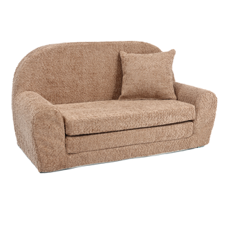 Dětská mini pohovka kulatá z látky Boucle - 10