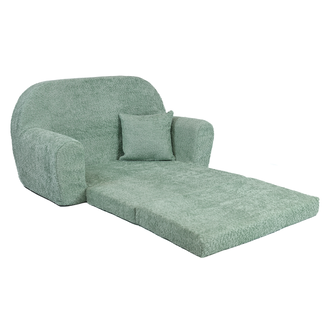 Dětská mini pohovka kulatá z látky Boucle - 13