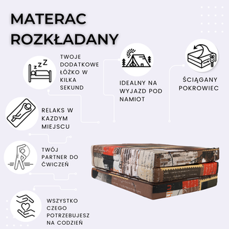 Turistická matrace 195×80×9 cm – Berlin, mikrovlákno, velikost L” - 2