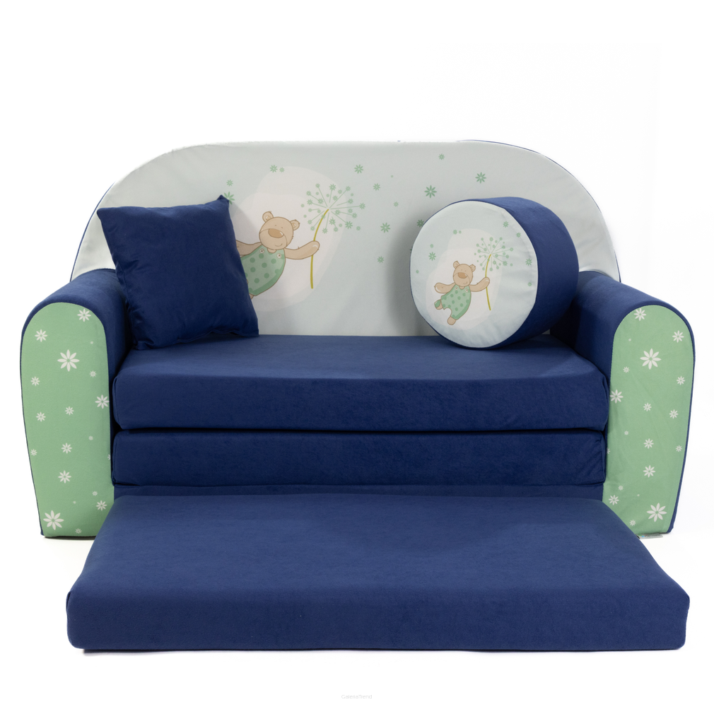 Dětská pohovka Zelený Medvídek