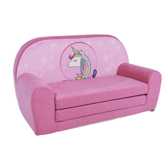 Dětská mini pohovka rozkládací-  kouzelný jednorožec - 2