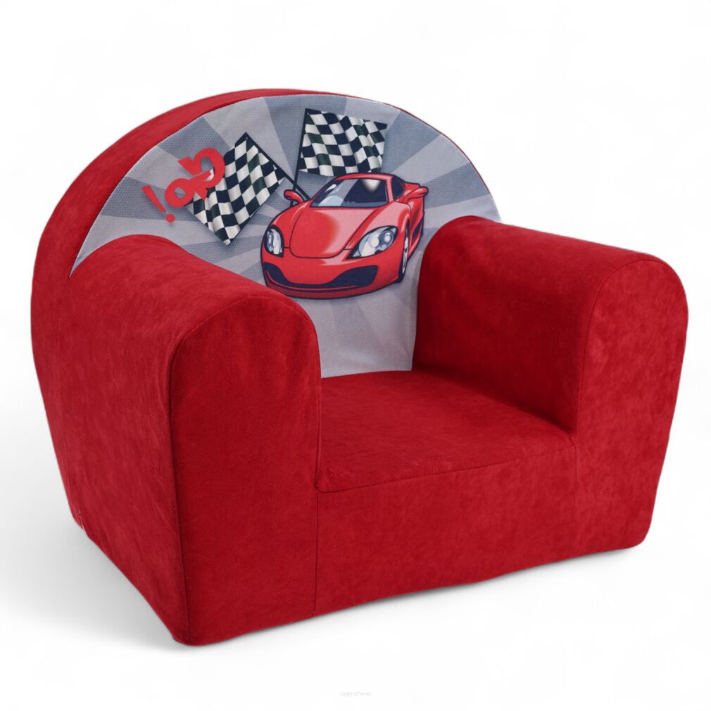 Pěnové dětské křesílko Mini s motivem Racing Car