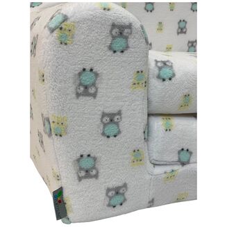 Malá dětská pohovka – motiv soviček - 5