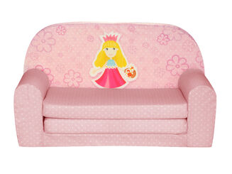 Dětská mini pohovka rozkládací– princezna - 2
