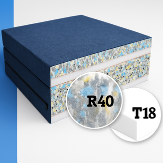 Rehabilitační matrace L 195×80×9 cm – skládací turistická - 2