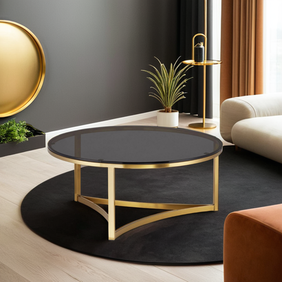 Stolek Glam s trojúhelníkovou základnou