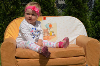 Dětská mini pohovka rozkládací Happy Place - 4