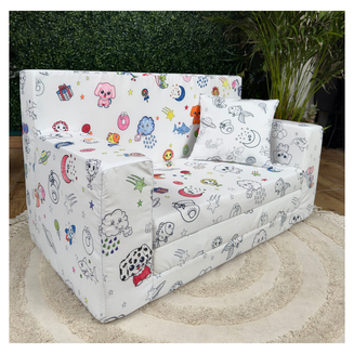 Dětská mini sedačka rozkládací – Kreslenka - 9