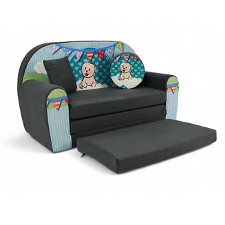 Dětská pohovka Teddy Zelená - 2