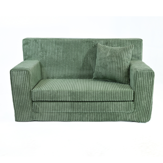 Rozkládací dětská pohovka Mini z manšestru - 27