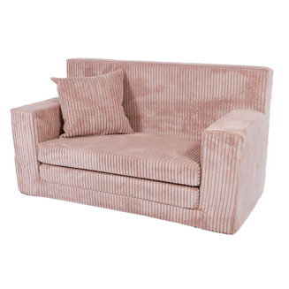 Rozkládací dětská pohovka Mini z manšestru - 19