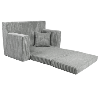 Rozkládací dětská pohovka Mini z manšestru - 25