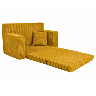 Rozkládací dětská pohovka Mini z manšestru - 39