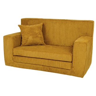 Rozkládací dětská pohovka Mini z manšestru - 2