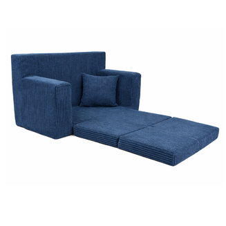 Rozkládací dětská pohovka Mini z manšestru - 43