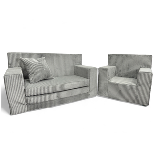 Rozkládací dětská pohovka Mini z manšestru - 26