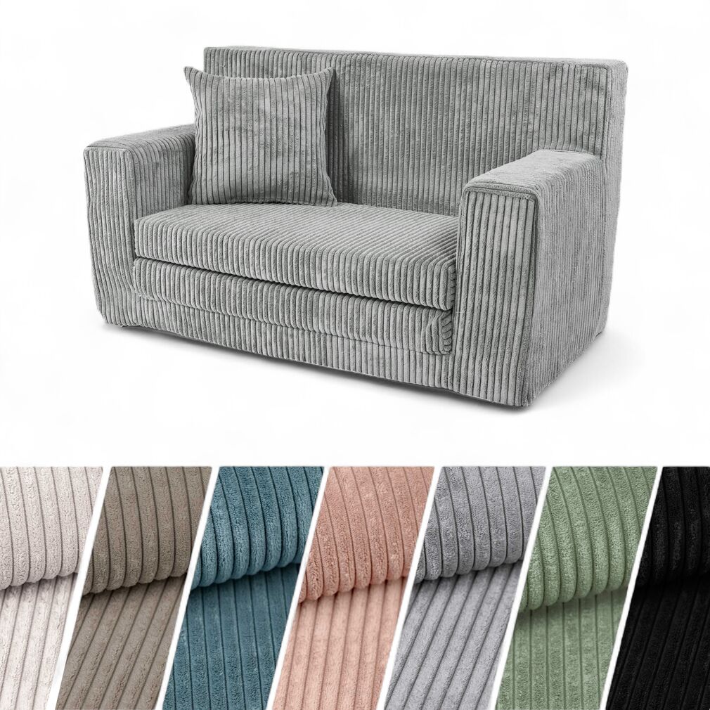 Rozkládací dětská pohovka Mini z manšestru