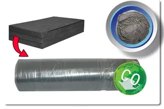 Turistická matrace 195×120×8 cm – šedé květy, velikost XL - 7