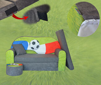 Dětská pohovka s francouzskou vlajkou - 5