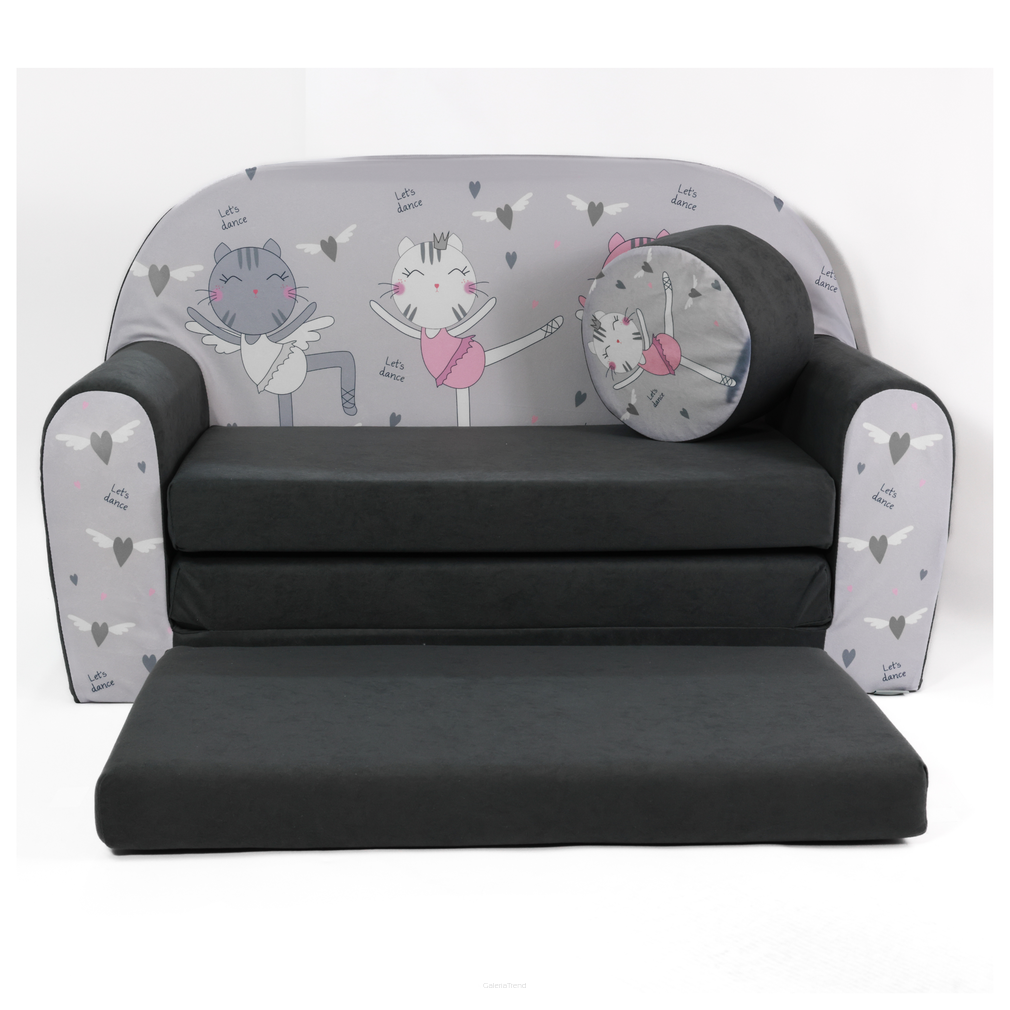 Dětská pohovka kanape postel Tančící Koťátka