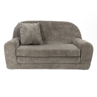 Dětská mini pohovka kulatá z manšestru - 5