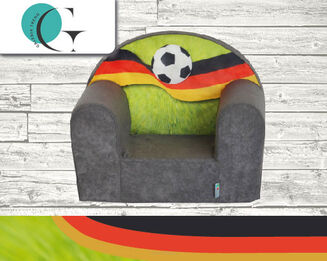 Pěnové dětské křesílko Mini s motivem německé vlajky - 3