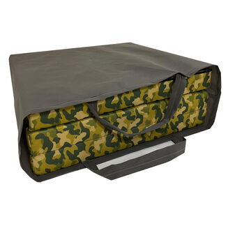 Turistická matrace 195×80×9 cm – žlutý vzor moro, velikost L - 5