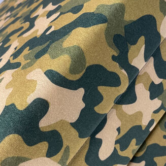 Turistická matrace 195×80×9 cm – žlutý vzor moro, velikost L - 7