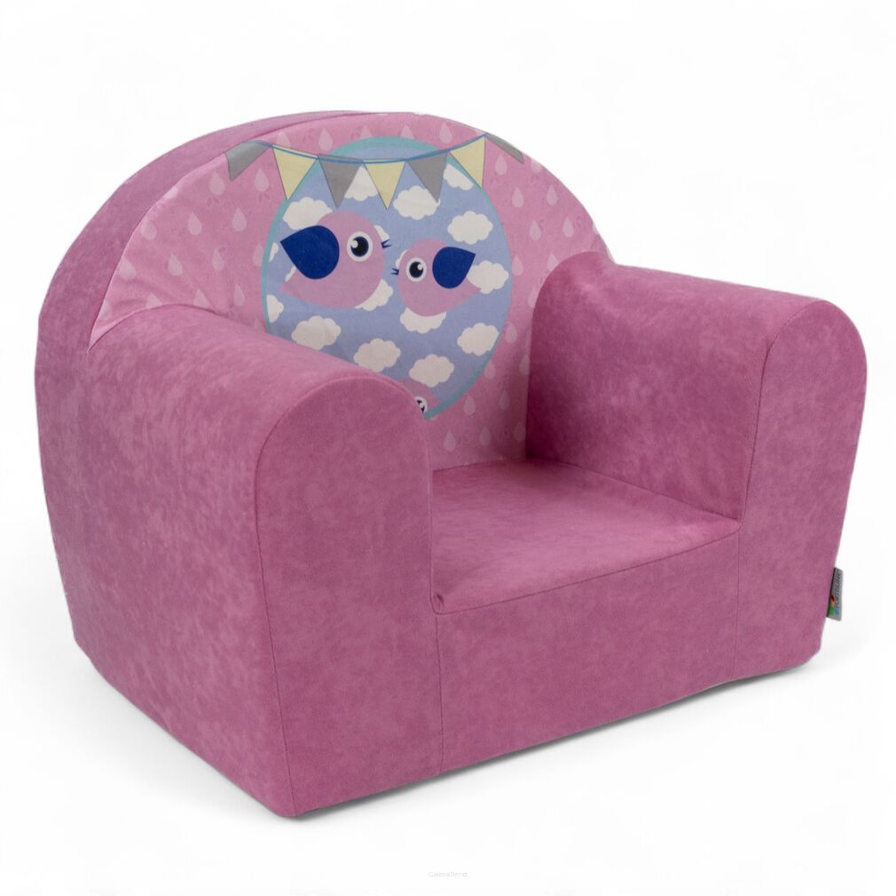 Pěnové dětské křesílko Mini Bird Pink