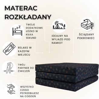 Matrace Mercedes Vito M 180x65x7 cm Turistická Skládací - 2