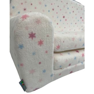 Malá dětská pohovka – motiv hvězdiček - 5