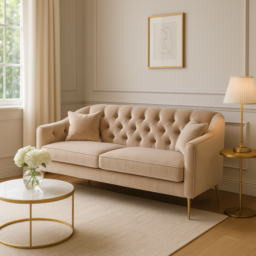 Sofa glamour do małego salonu - jak wybrać odpowiednią?